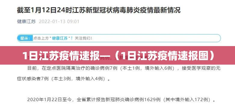1日江苏疫情速报—（1日江苏疫情速报图）