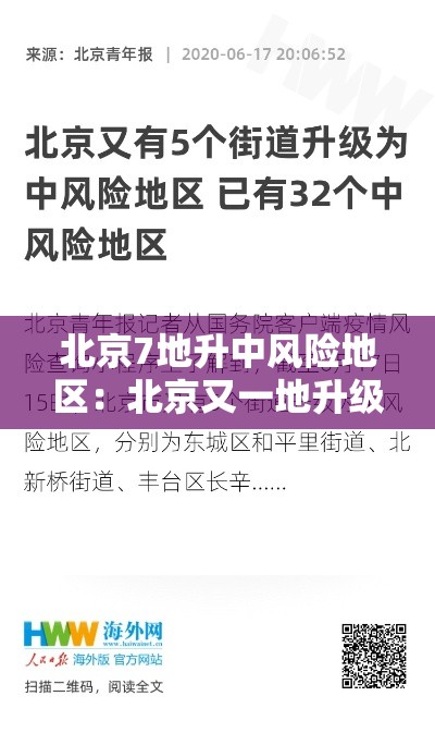 北京7地升中风险地区：北京又一地升级中风险 现有5个中风险地区
