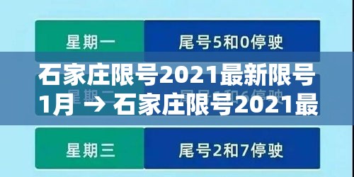 石家庄限号2021最新限号1月 → 石家庄限号2021最新限号1月份是多少