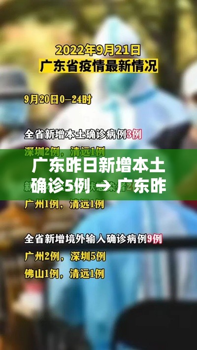 广东昨日新增本土确诊5例 → 广东昨日新增4例本土确诊病例 广东昨日新增本土确诊5例 → 广东昨日新增4例本土确诊病例