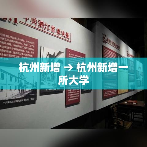 杭州新增 → 杭州新增一所大学