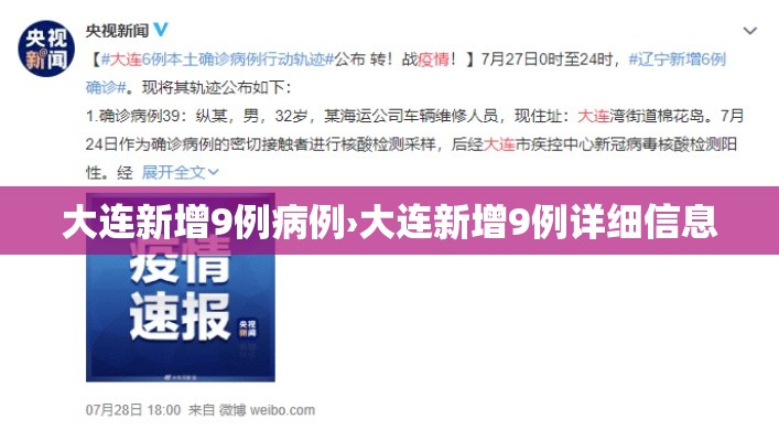 大连新增9例病例›大连新增9例详细信息