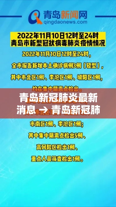 青岛新冠肺炎最新消息 → 青岛新冠肺炎最新消息数据