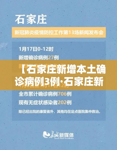 【石家庄新增本土确诊病例3例·石家庄新增本土确诊病例3例详情】 【石家庄新增本土确诊病例3例·石家庄新增本土确诊病例3例详情】