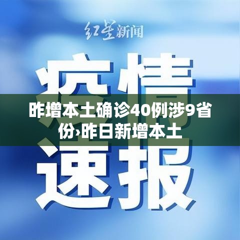 昨增本土确诊40例涉9省份›昨日新增本土