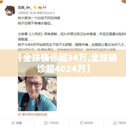 【全球确诊超34万,全球确诊超4024万】