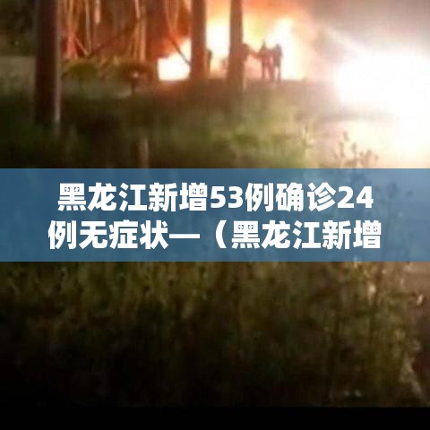 黑龙江新增53例确诊24例无症状—(黑龙江新增68例确诊 新增85例无症状) 黑龙江新增53例确诊24例无症状—(黑龙江新增68例确诊 新增85例无症状)