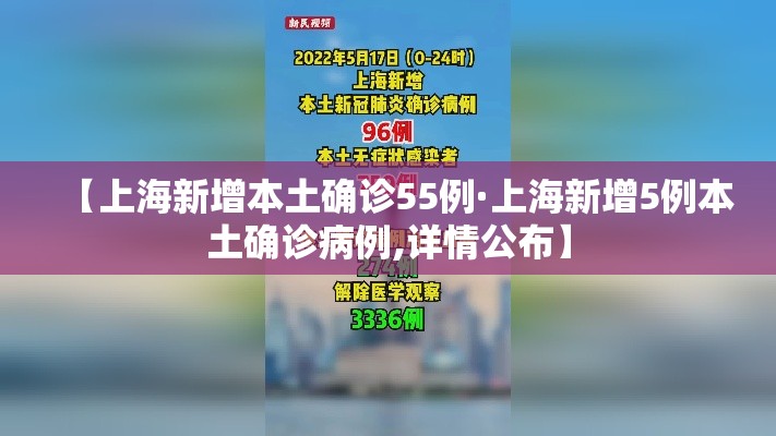 【上海新增本土确诊55例·上海新增5例本土确诊病例,详情公布】 【上海新增本土确诊55例·上海新增5例本土确诊病例,详情公布】