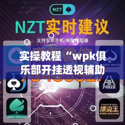 实操教程“wpk俱乐部开挂透视辅助挂	”科技辅助神器手机版教程