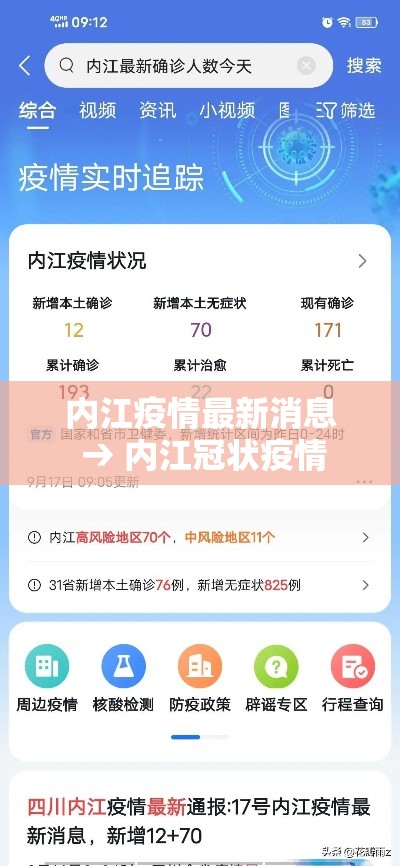 内江疫情最新消息 → 内江冠状疫情