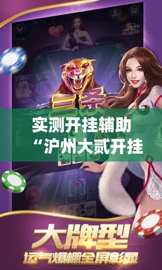实测开挂辅助“沪州大贰开挂神器(辅助神器)开挂详细教程