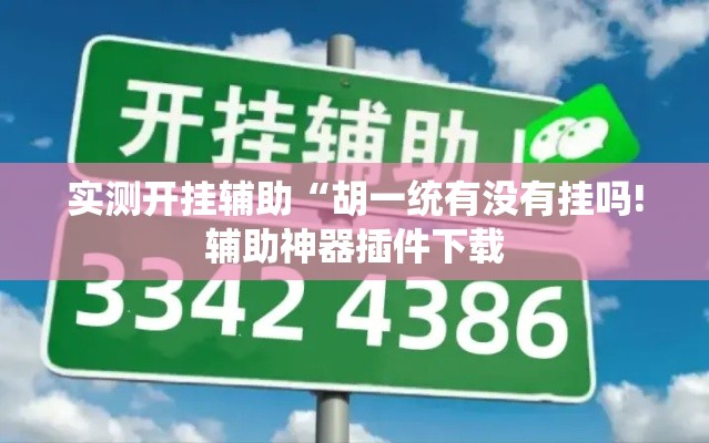 实测开挂辅助“胡一统有没有挂吗!辅助神器插件下载