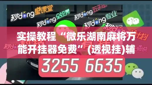 实操教程“微乐湖南麻将万能开挂器免费	”(透视挂)辅助透视教程