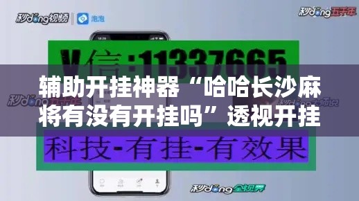 辅助开挂神器“哈哈长沙麻将有没有开挂吗”透视开挂辅助教程