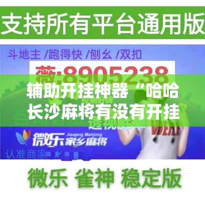 辅助开挂神器“哈哈长沙麻将有没有开挂吗”透视开挂辅助教程