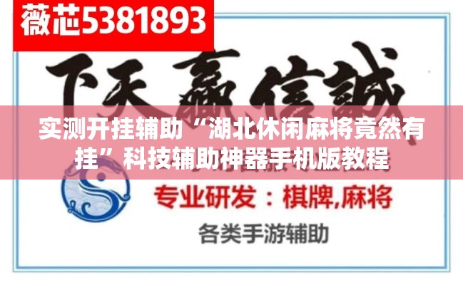 实测开挂辅助“湖北休闲麻将竟然有挂”科技辅助神器手机版教程