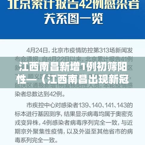 江西南昌新增1例初筛阳性—(江西南昌出现新冠病毒) 江西南昌新增1例初筛阳性—(江西南昌出现新冠病毒)