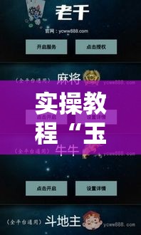 实操教程“玉海楼茶苑辅助器”透视开挂辅助教程