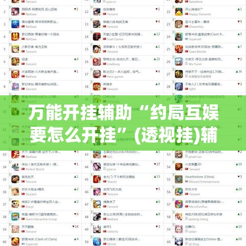 万能开挂辅助“约局互娱要怎么开挂	”(透视挂)辅助透视教程