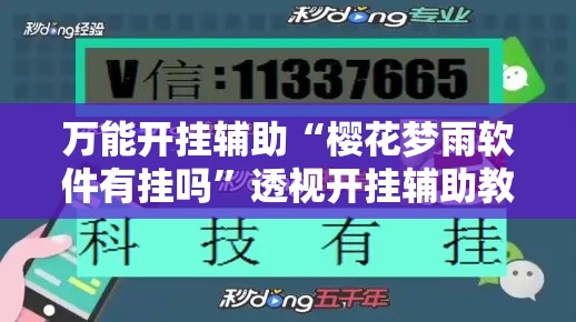 万能开挂辅助“樱花梦雨软件有挂吗”透视开挂辅助教程