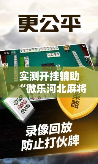 实测开挂辅助“微乐河北麻将怎么提高胜率”科技辅助神器手机版教程