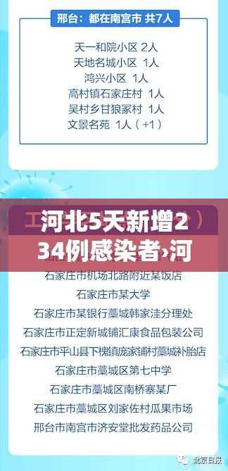 河北5天新增234例感染者›河北5天已报告106例确诊病例