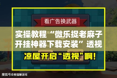 实操教程“微乐捉老麻子开挂神器下载安装”透视开挂辅助教程