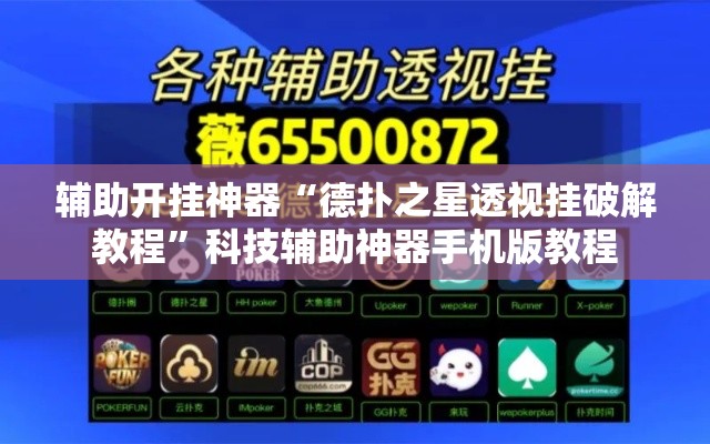 辅助开挂神器“德扑之星透视挂破解教程”科技辅助神器手机版教程
