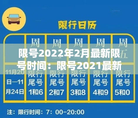 限号2022年2月最新限号时间:限号2021最新限号截止时间 限号2022年2月最新限号时间:限号2021最新限号截止时间