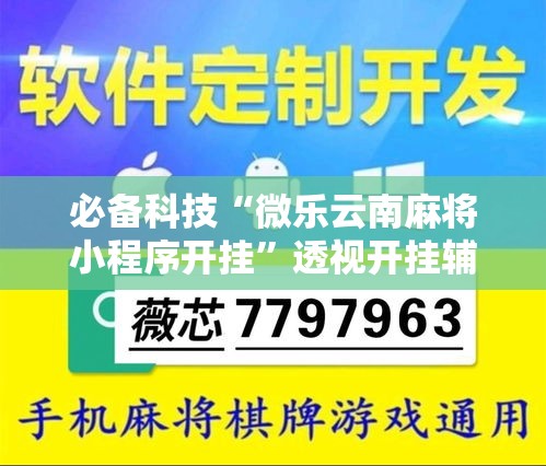 必备科技“微乐云南麻将小程序开挂”透视开挂辅助教程