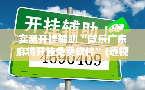 实测开挂辅助“微乐广东麻将开挂免费软件”(透视挂)辅助透视教程