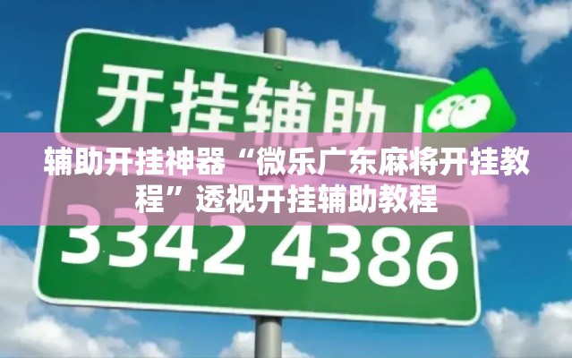 辅助开挂神器“微乐广东麻将开挂教程”透视开挂辅助教程