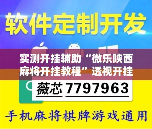实测开挂辅助“微乐陕西麻将开挂教程”透视开挂辅助教程