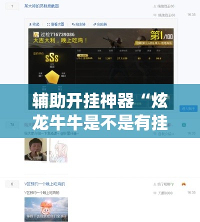 辅助开挂神器“炫龙牛牛是不是有挂	”(透视挂)辅助透视教程