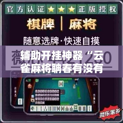辅助开挂神器“云雀麻将聃春有没有挂”科技辅助神器手机版教程