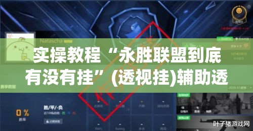 实操教程“永胜联盟到底有没有挂”(透视挂)辅助透视教程