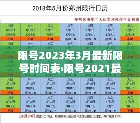 限号2023年3月最新限号时间表›限号2021最新限号日历