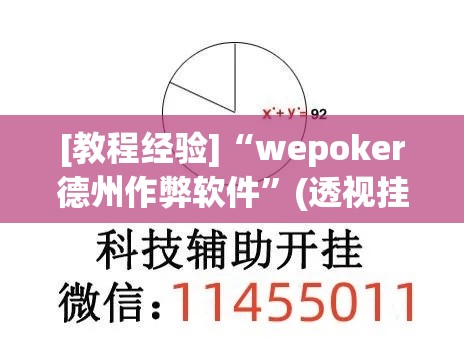 [教程经验]“wepoker德州作弊软件”(透视挂)辅助透视教程