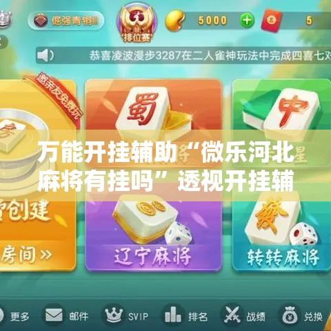 万能开挂辅助“微乐河北麻将有挂吗	”透视开挂辅助教程