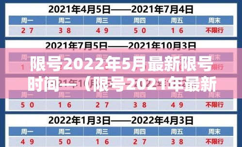限号2022年5月最新限号时间—(限号2021年最新限号时间) 限号2022年5月最新限号时间—(限号2021年最新限号时间)