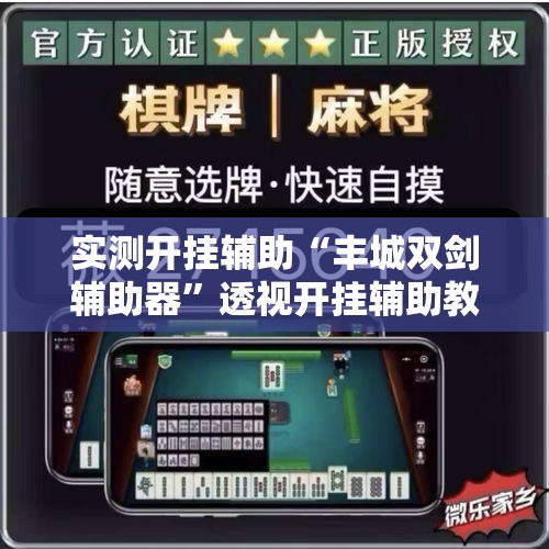 实测开挂辅助“丰城双剑辅助器	”透视开挂辅助教程