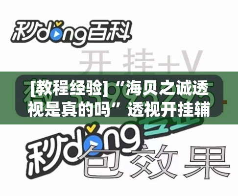 [教程经验]“海贝之诚透视是真的吗”透视开挂辅助教程