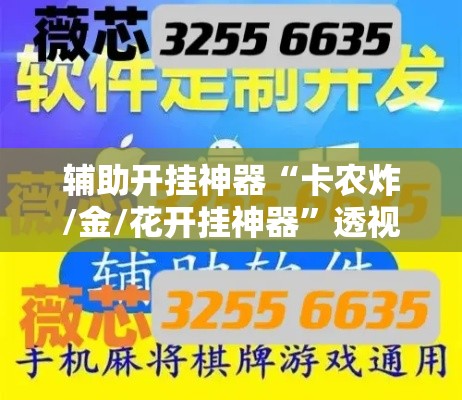 辅助开挂神器“卡农炸/金/花开挂神器”透视开挂辅助教程