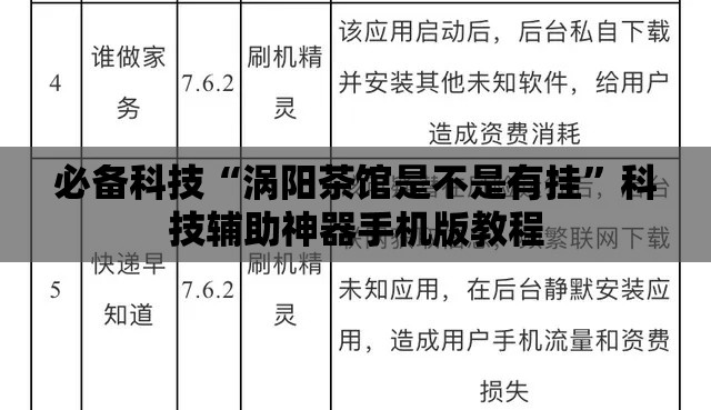必备科技“涡阳茶馆是不是有挂”科技辅助神器手机版教程