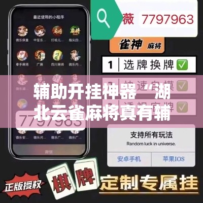 辅助开挂神器“湖北云雀麻将真有辅助器挂!辅助神器插件下载