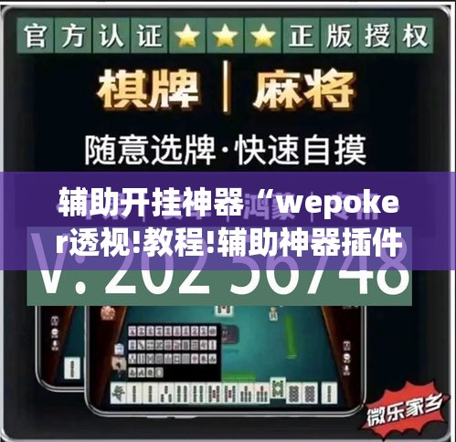 辅助开挂神器“wepoker透视!教程!辅助神器插件下载
