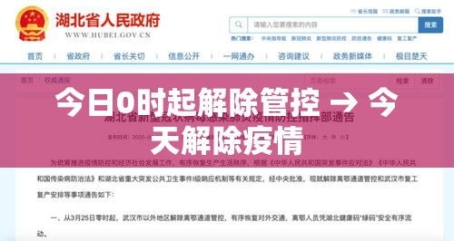 今日0时起解除管控 → 今天解除疫情 今日0时起解除管控 → 今天解除疫情
