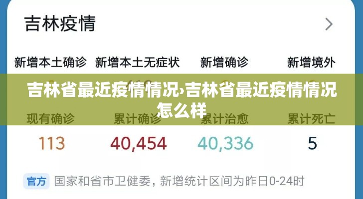 吉林省最近疫情情况›吉林省最近疫情情况怎么样