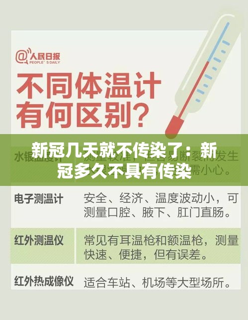 新冠几天就不传染了:新冠多久不具有传染 新冠几天就不传染了:新冠多久不具有传染
