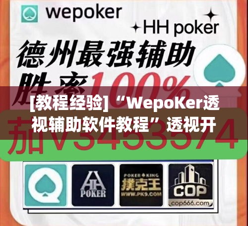 [教程经验]“WepoKer透视辅助软件教程	”透视开挂辅助教程